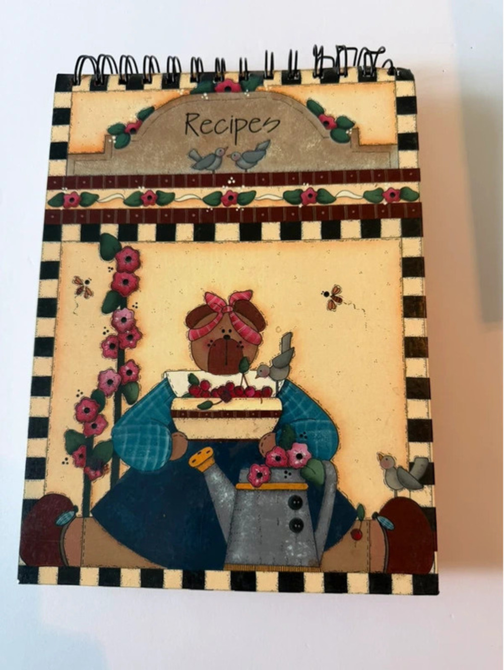 Vintage DaySpring Nona Gobel Easel Recipe Book Blank